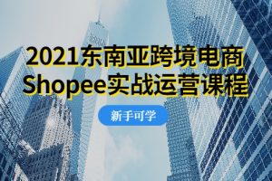 2021東南亞跨境電商Shopee實戰(zhàn)運營課程，0基礎、0經(jīng)驗、0投資的副業(yè)項目