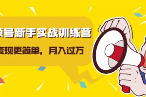 視頻號新手實戰訓練營，讓變現更簡單，玩賺視頻號，輕松月入過萬