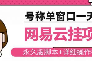 網易云掛機項目云梯掛機計劃，永久版腳本 詳細操作視頻