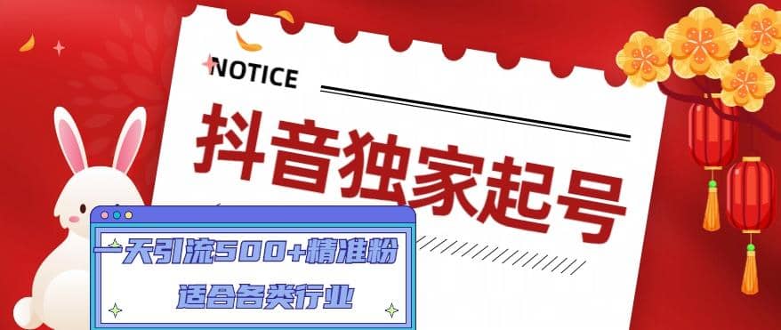 抖音獨家起號，適合各類行業（9節視頻課）插圖