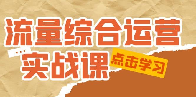 流量綜合·運營實戰課：短視頻、本地生活、個人IP知識付費、直播帶貨運營插圖