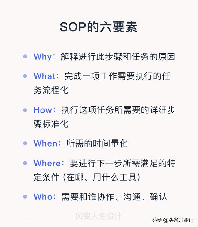 sop標準格式八個部分標準作業(yè)指導(dǎo)書sop模板插圖4