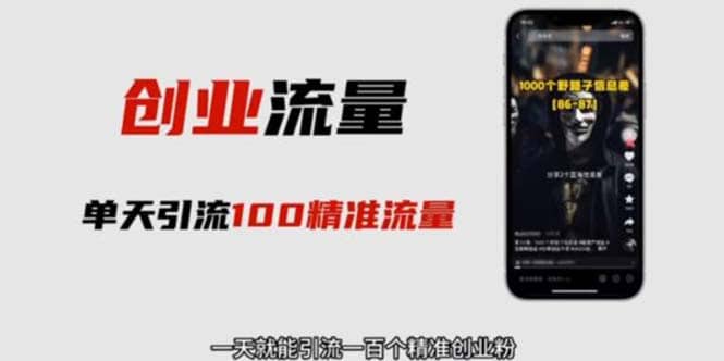 自媒體音頻加圖文制作視頻 一天引流一百個精準(zhǔn)創(chuàng)業(yè)粉【音頻軟件 圖片素材】插圖