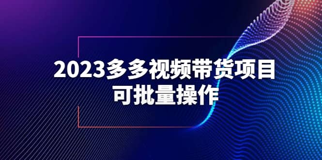 2023多多視頻帶貨項目，可批量操作【保姆級教學】插圖