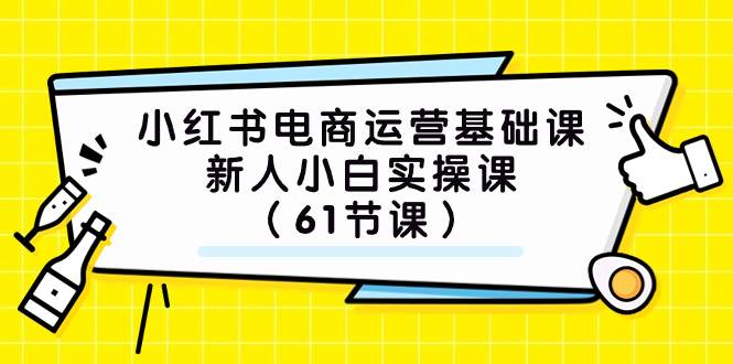 小紅書電商運營基礎課，新人小白實操課（61節(jié)課）插圖