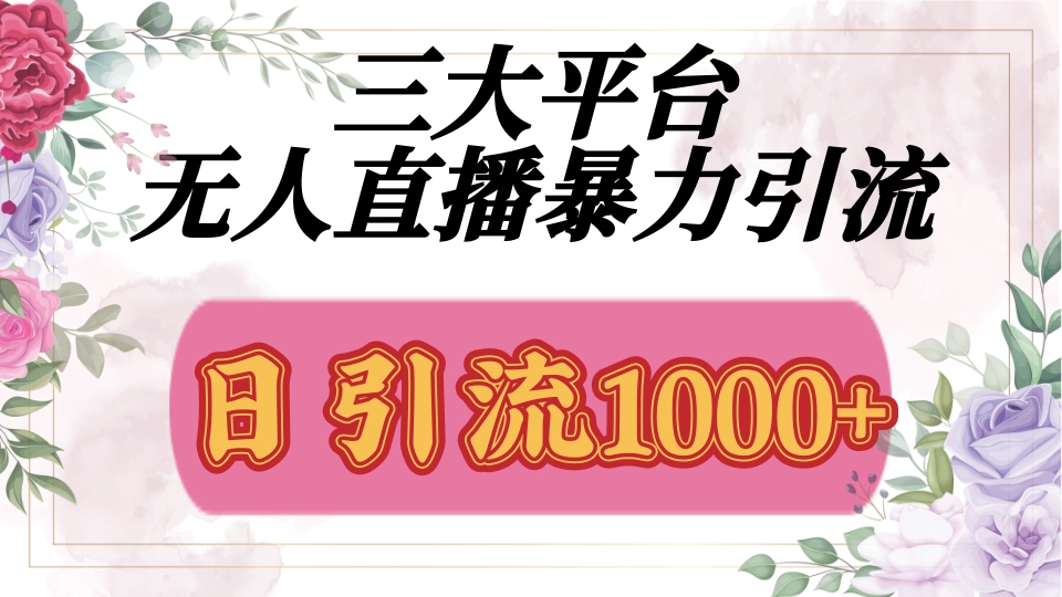 抖音，快手，視頻號(hào)全平臺(tái)通用，無人直播引流法，利用圖片,模板,整套話術(shù)掛機(jī)全天支持矩陣操作，無限設(shè)備多開，超暴力引流，1000+高質(zhì)量精準(zhǔn)創(chuàng)業(yè)粉插圖