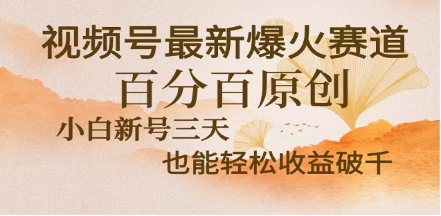視頻號獨(dú)家玩法，老年養(yǎng)生賽道，無腦搬運(yùn)爆款視頻，日入2000+